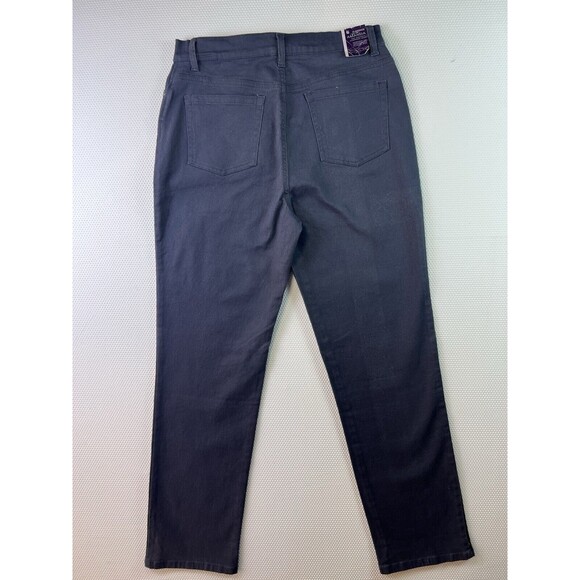 2 Pairs Gloria Vanderbilt Amanda Jeans Pink & Charcoal Grey Womens 10 NWT - Picture 10 of 16